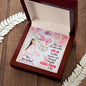 To My Wife Double Heart Necklace
