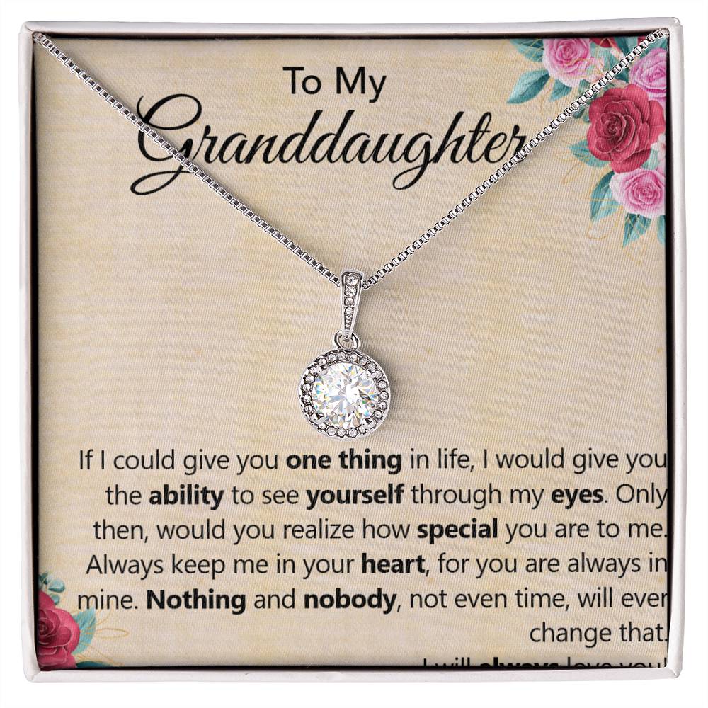 To My Grand Daughter Eternal Hope Necklace