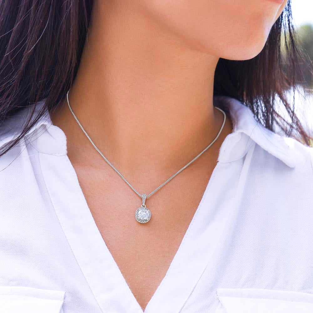 To My Unbiological Sister Eternal Hope Necklace