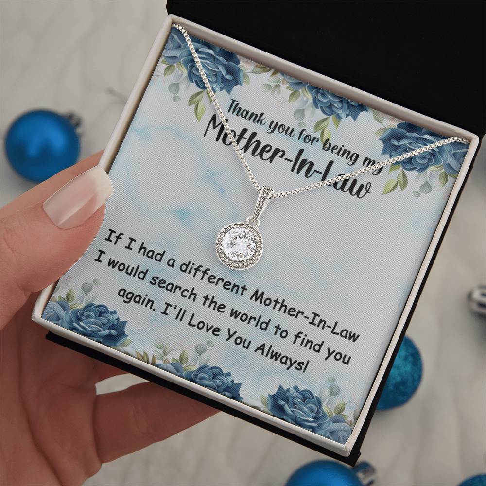 Thank You For Being My Mother In Law Eternal Hope Necklace