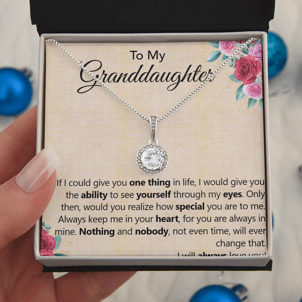 To My Grand Daughter Eternal Hope Necklace