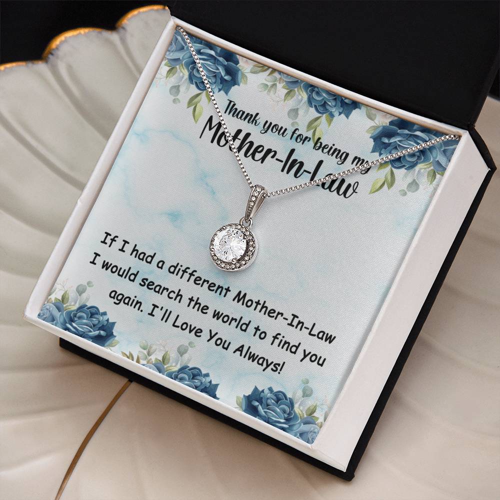 Thank You For Being My Mother In Law Eternal Hope Necklace