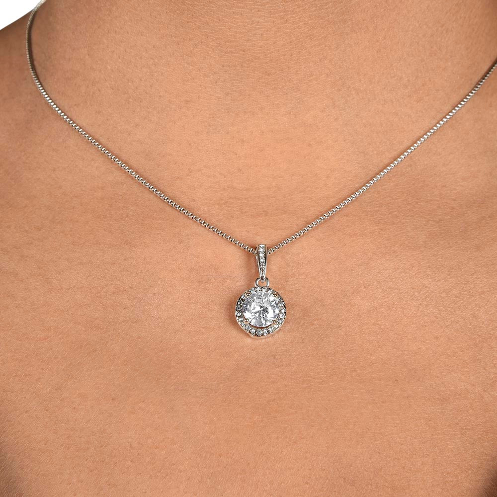 To My Daughter In Law Eternal Hope Necklace