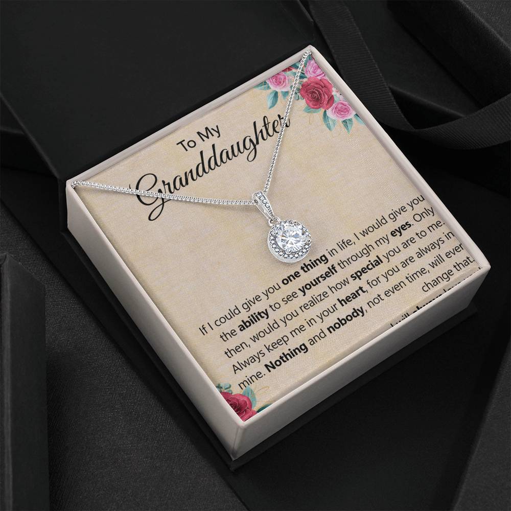 To My Grand Daughter Eternal Hope Necklace