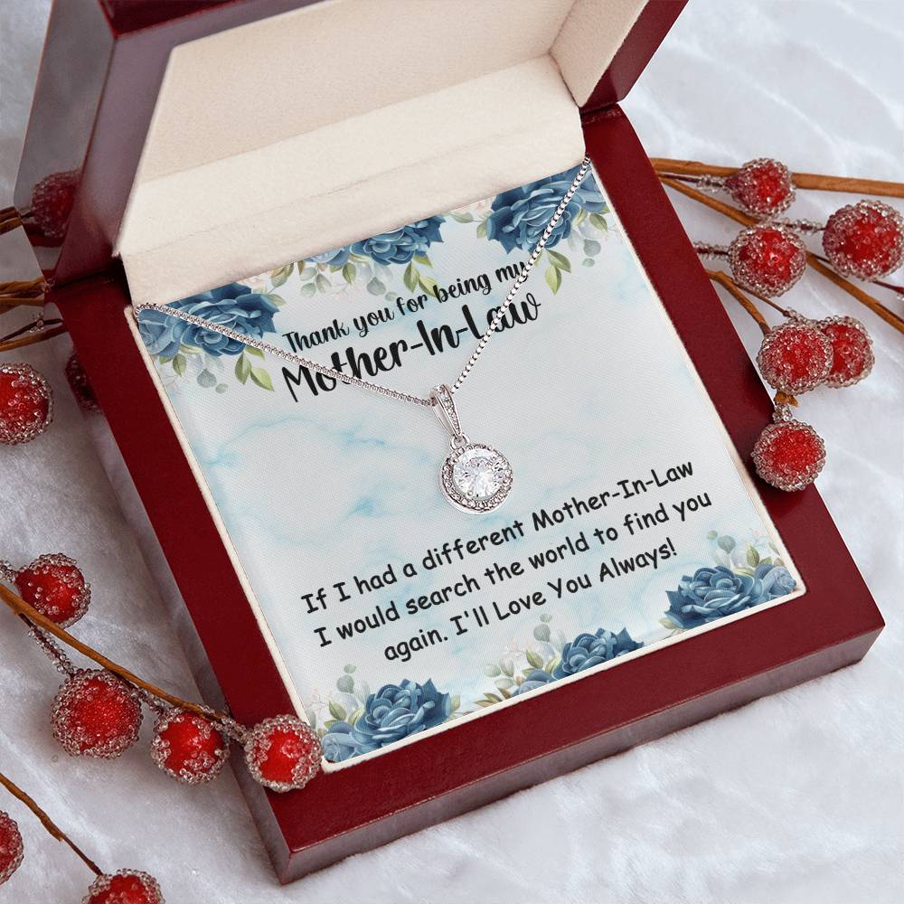 Thank You For Being My Mother In Law Eternal Hope Necklace