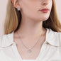 To My Teacher Wife Love Knot Earring & Necklace Set