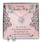 To My Teacher Wife Love Knot Earring & Necklace Set