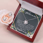 To My Mother In Law Love Knot Earring & Necklace Set