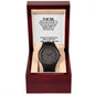 To My Son Wooden Watch + MC (No Engraving)