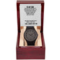 To My Son Wooden Watch + MC (No Engraving)