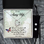 To My Army Wife Forever Love Necklace