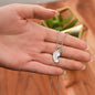 Happy Mother's Day Engraved Baby Feet With Birthstones