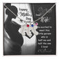 Happy Mother's Day Engraved Baby Feet With Birthstones