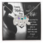 Happy Mother's Day Engraved Baby Feet With Birthstones