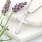 To My Friend Happy Birthday Stainless Cross Necklace w/ MC