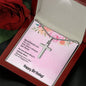 To My Friend Happy Birthday Stainless Cross Necklace w/ MC
