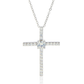 To My Grand Daughter CZ Cross Necklace