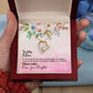 To My Mom Forever Love Necklace with On Demand Message Card