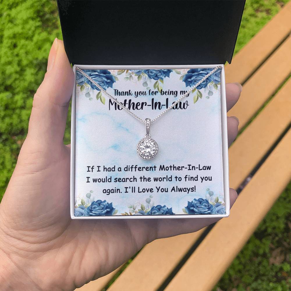 Thank You For Being My Mother In Law Eternal Hope Necklace