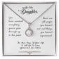 To My Daughter Eternal Hope Necklace