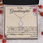 To My Grand Daughter Eternal Hope Necklace