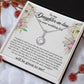 To My Daughter In Law Eternal Hope Necklace