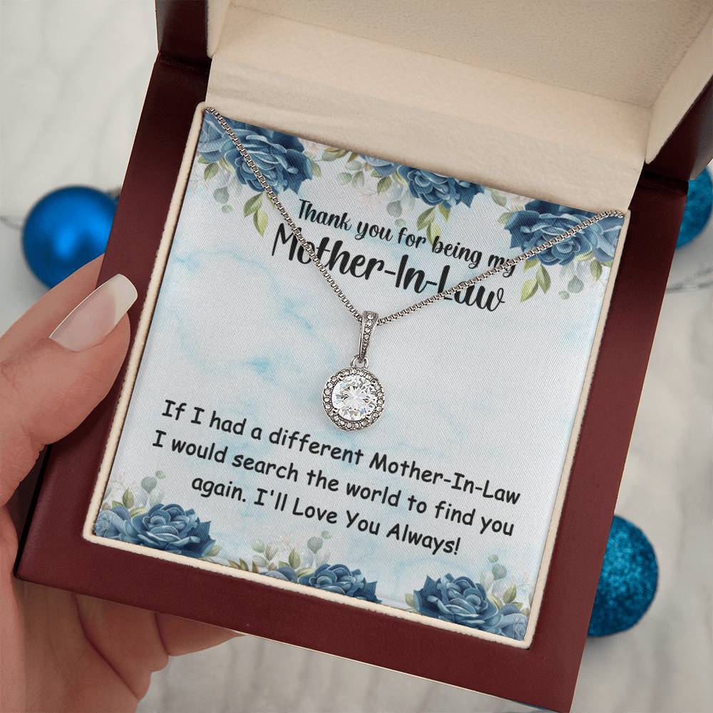 Thank You For Being My Mother In Law Eternal Hope Necklace