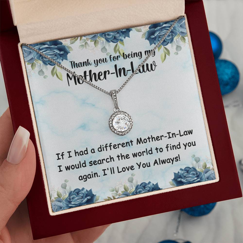 Thank You For Being My Mother In Law Eternal Hope Necklace