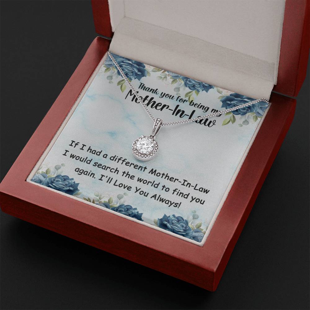 Thank You For Being My Mother In Law Eternal Hope Necklace