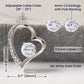 To My Soulmate Forever Love Necklace + Clear CZ Earrings