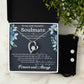 To My Soulmate Forever Love Necklace + Clear CZ Earrings